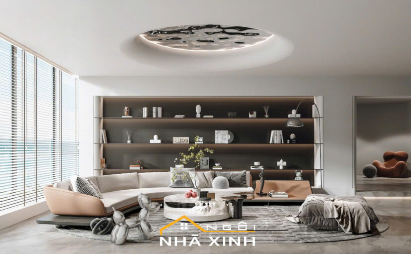 Thi công phòng khách Quận 12- Anh Tuấn